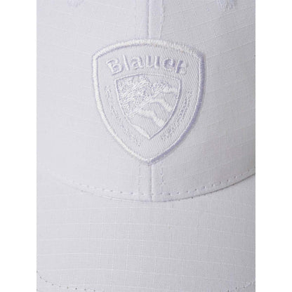 Cappello con visiera bianco