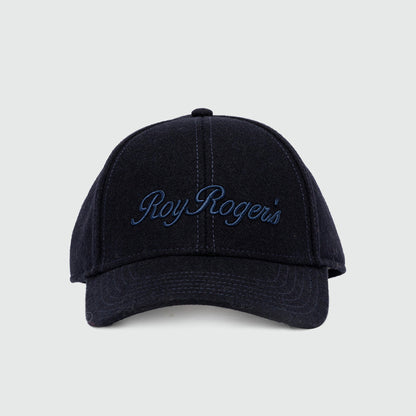 Cappello con visiera in lana