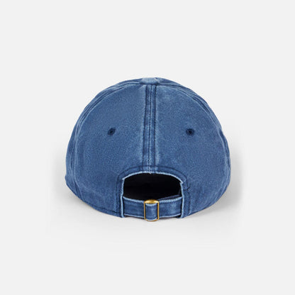 Cappello con visiera effetto denim