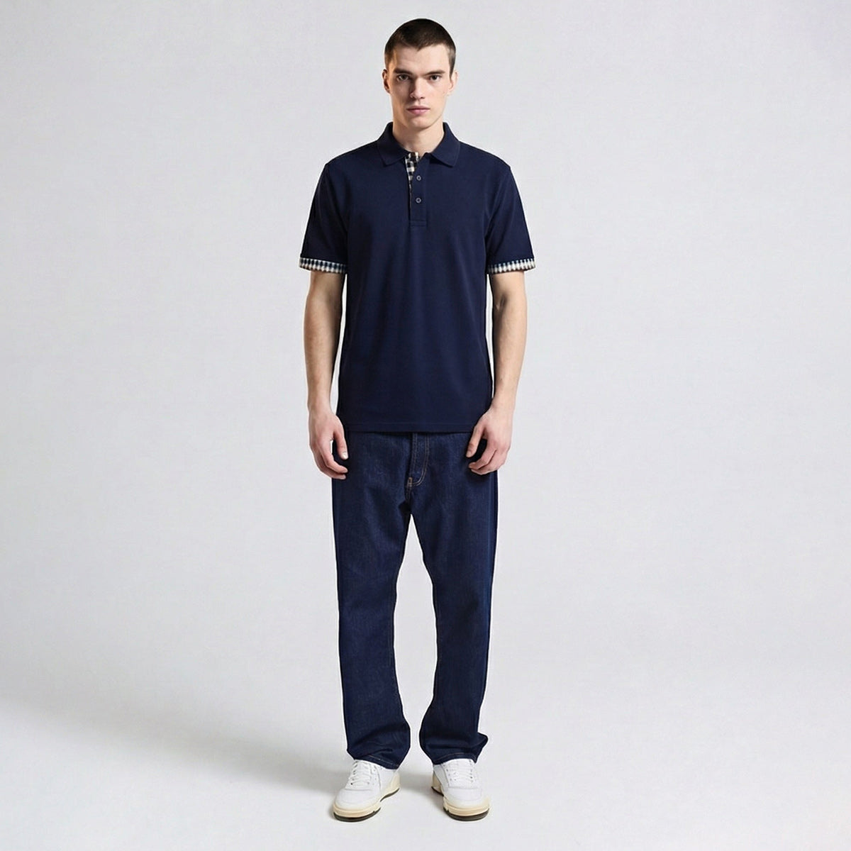 Polo con dettagli heritage