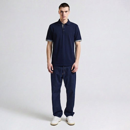 Polo con dettagli heritage
