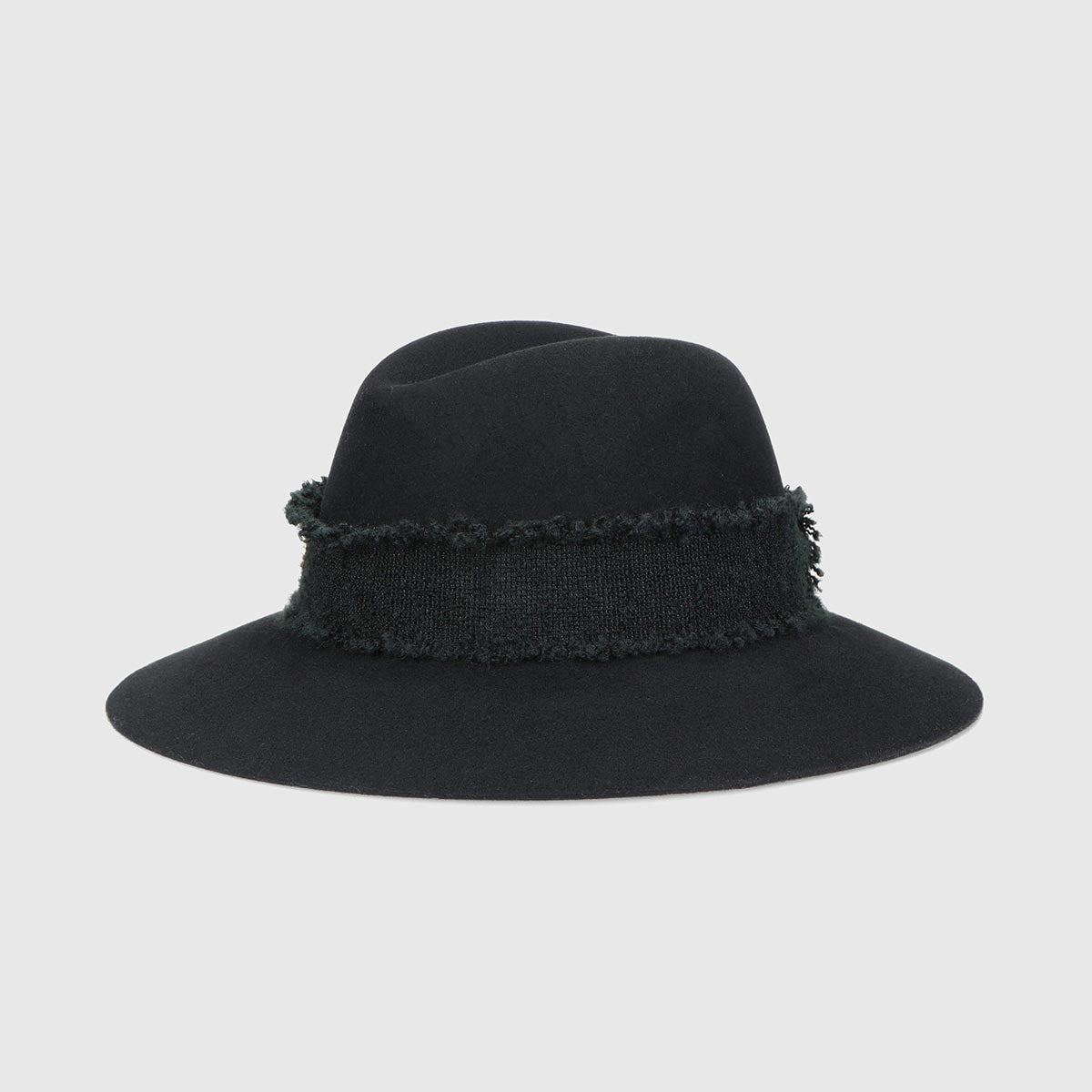 Cappello in feltro con swarovski