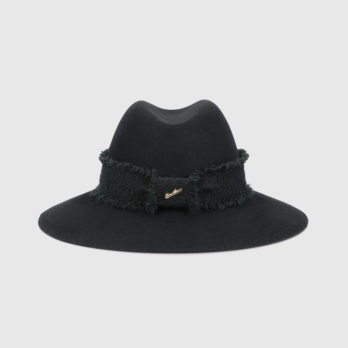 Cappello in feltro con swarovski