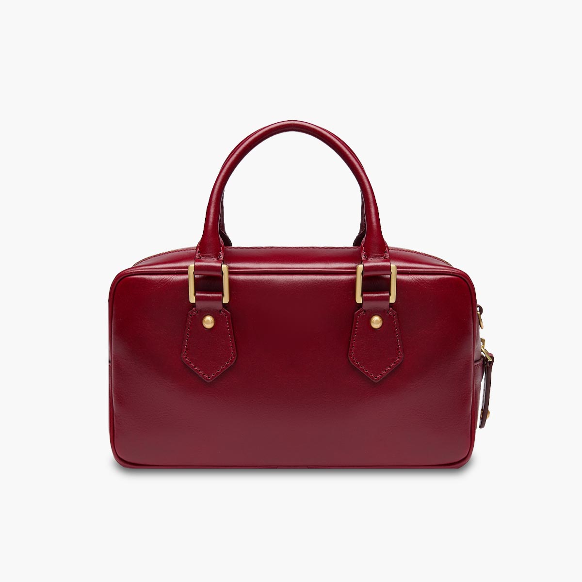 Bauletto in pelle con tracolla removibile