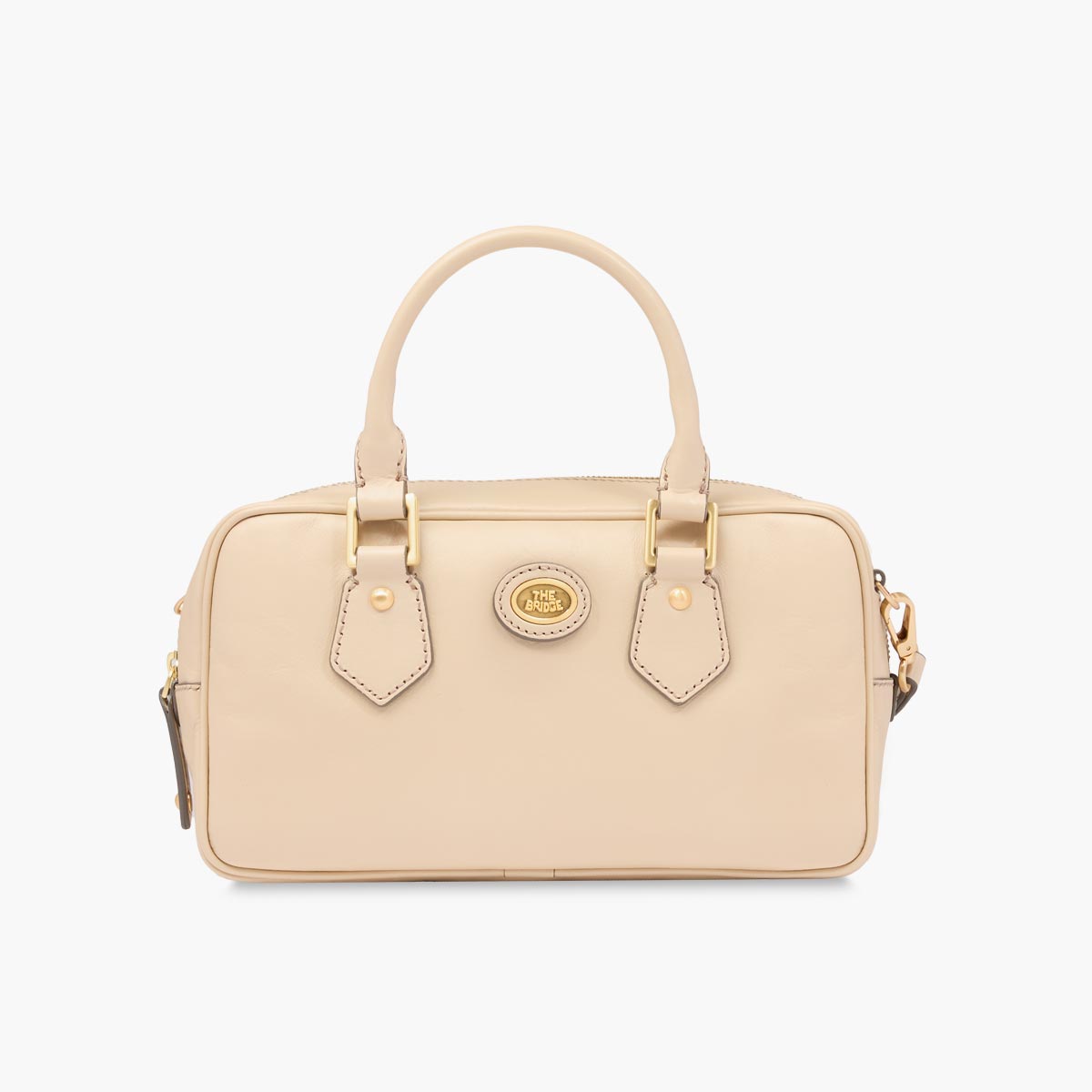 Bauletto in pelle con tracolla removibile