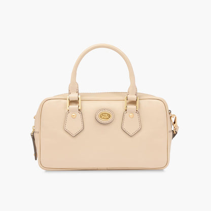 Bauletto in pelle con tracolla removibile