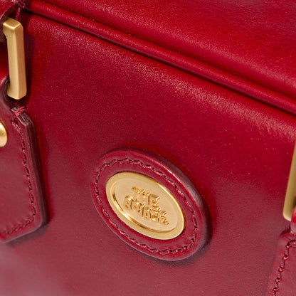 Bauletto in pelle con tracolla removibile piccolo