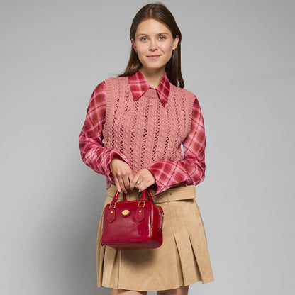 Bauletto in pelle con tracolla removibile piccolo