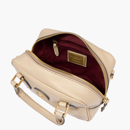 Bauletto in pelle con tracolla removibile piccolo