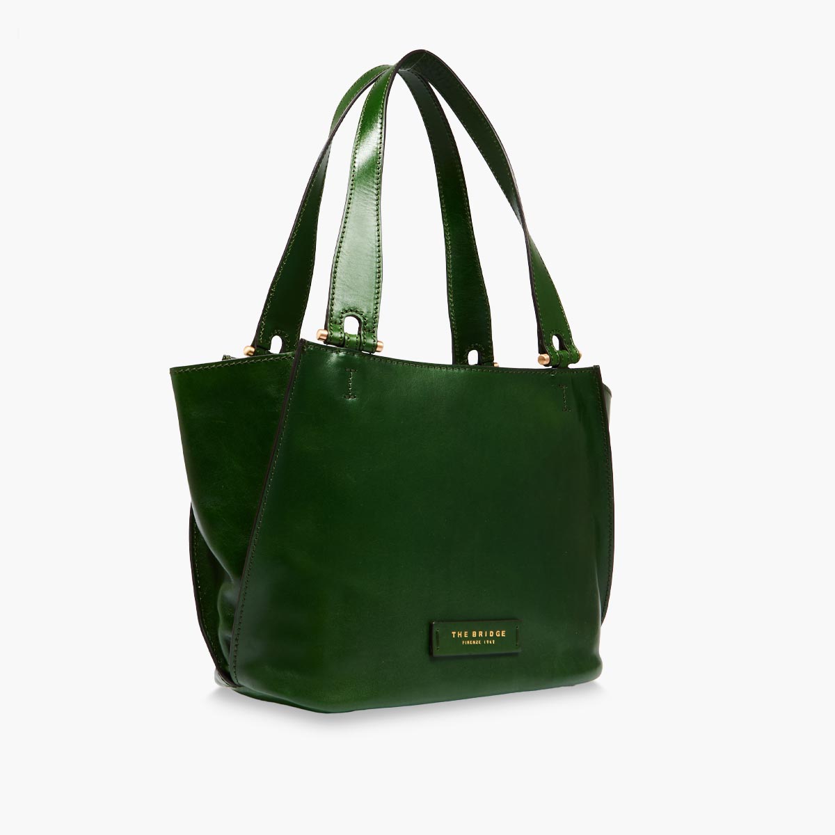 Shopper con zip verde