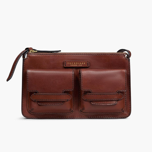 Borsa tracolla con tasche