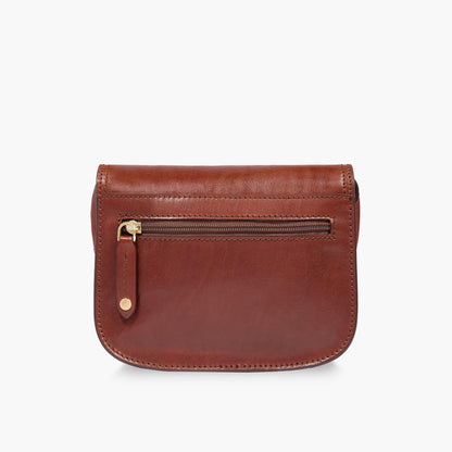 Borsa tracolla in pelle a scomparti