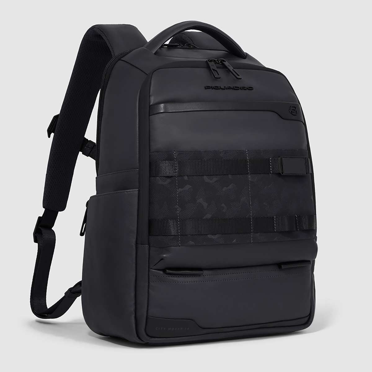 Zaino in pelle porta pc 14" modulare