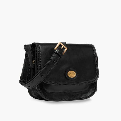 Borsa tracolla in pelle a scomparti