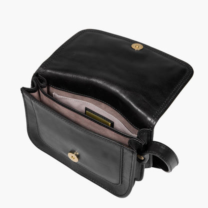 Borsa tracolla in pelle a scomparti