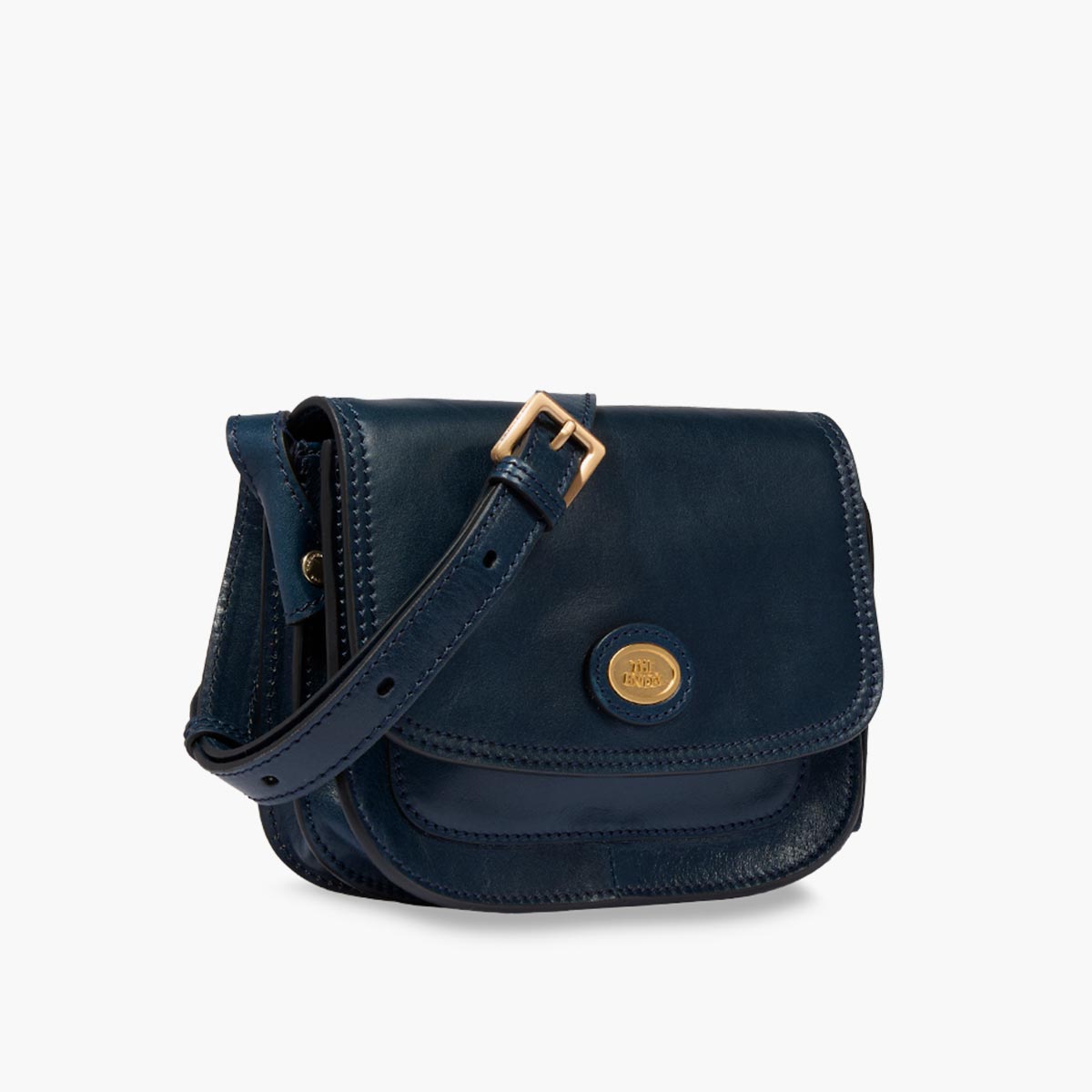 Borsa tracolla in pelle a scomparti