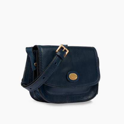 Borsa tracolla in pelle a scomparti