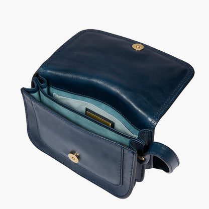 Borsa tracolla in pelle a scomparti