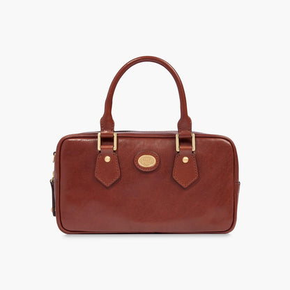 Bauletto in pelle con tracolla removibile