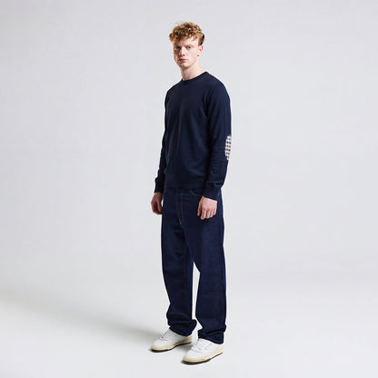 Maglia in cotone con toppe