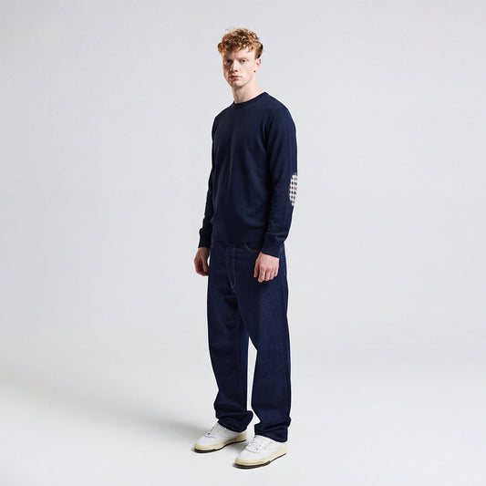 Maglia in cotone con toppe