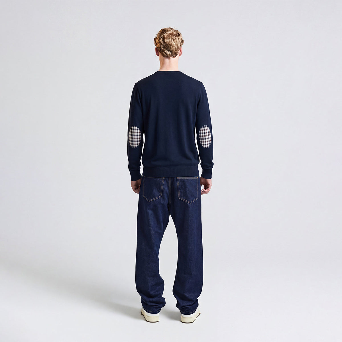 Maglia in cotone con toppe