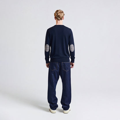 Maglia in cotone con toppe
