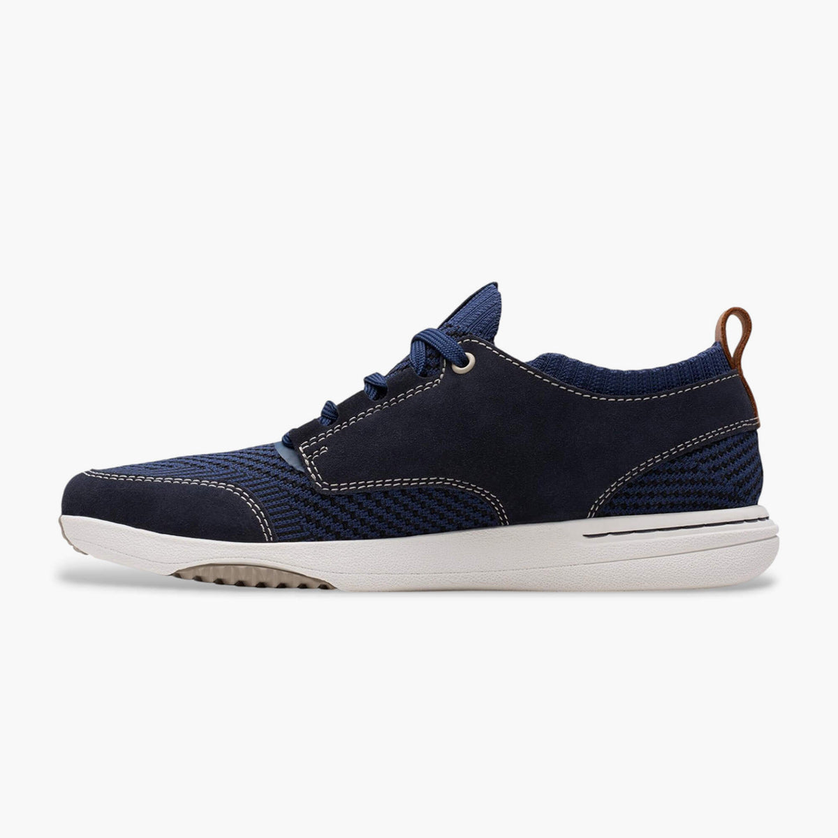 Sneakers in tela e camoscio