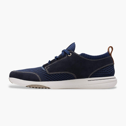 Sneakers in tela e camoscio