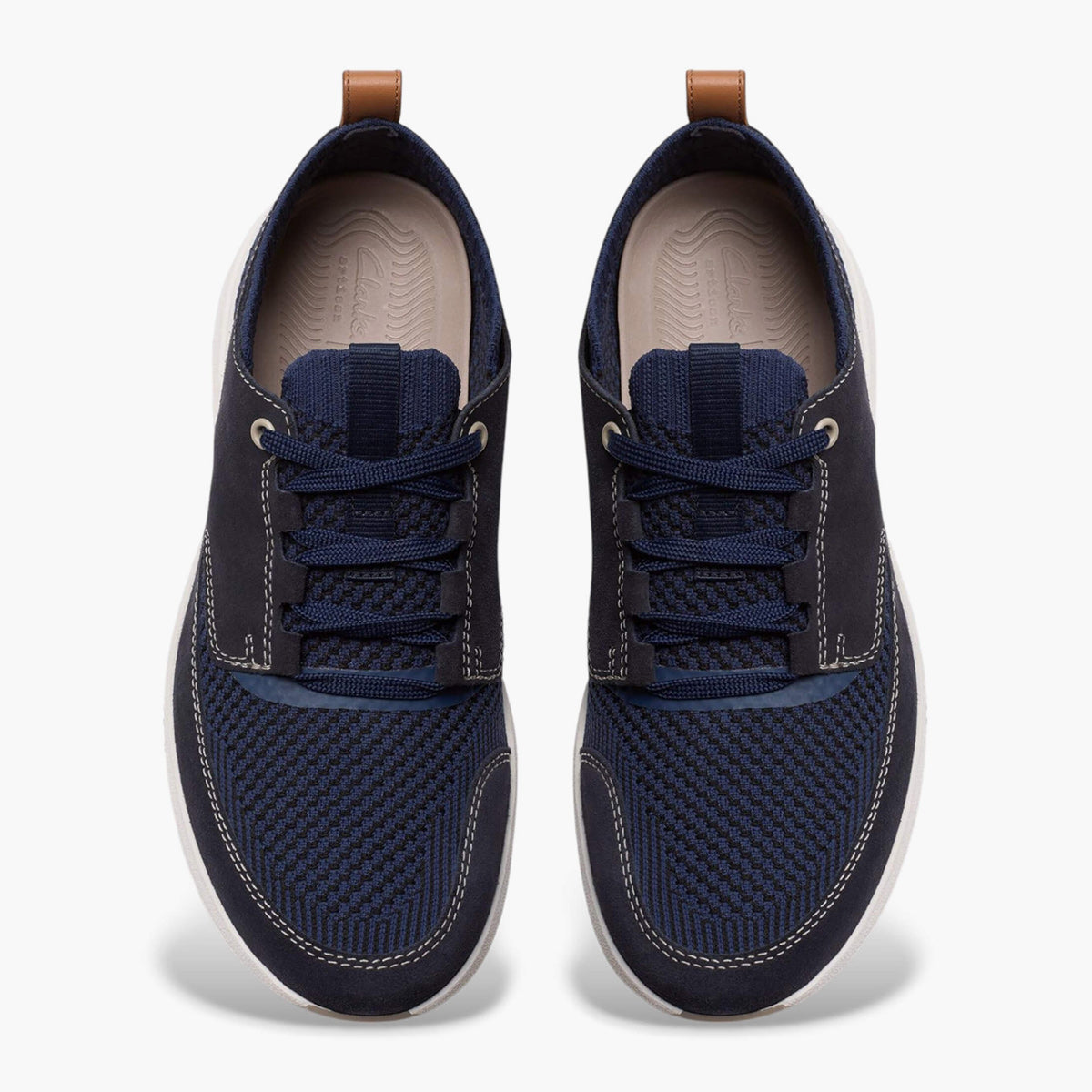 Sneakers in tela e camoscio