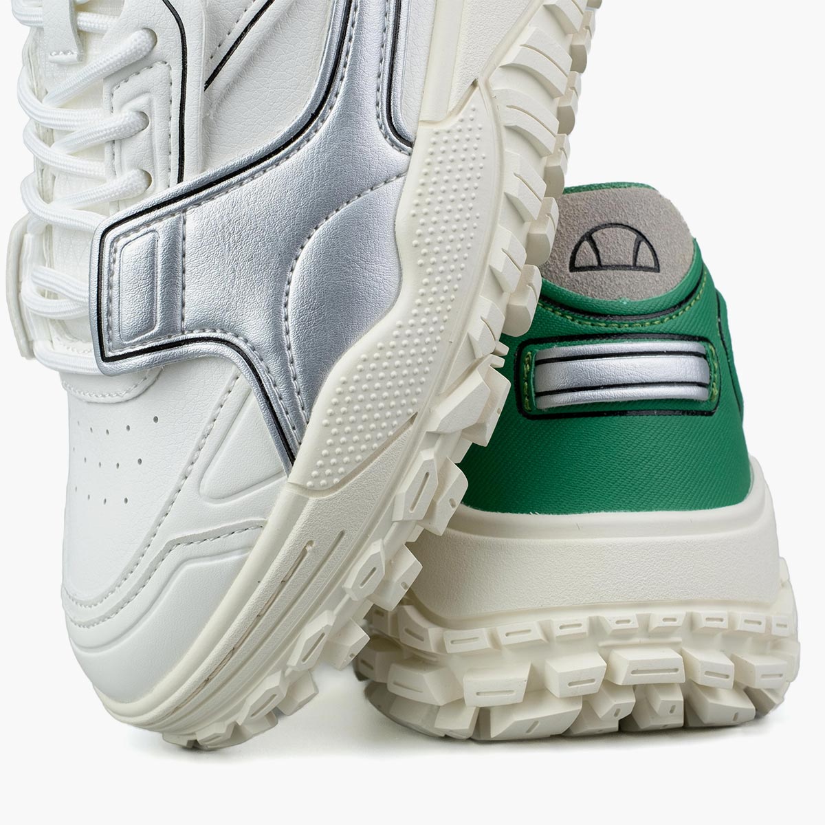 Sneakers LSR bianco/verde