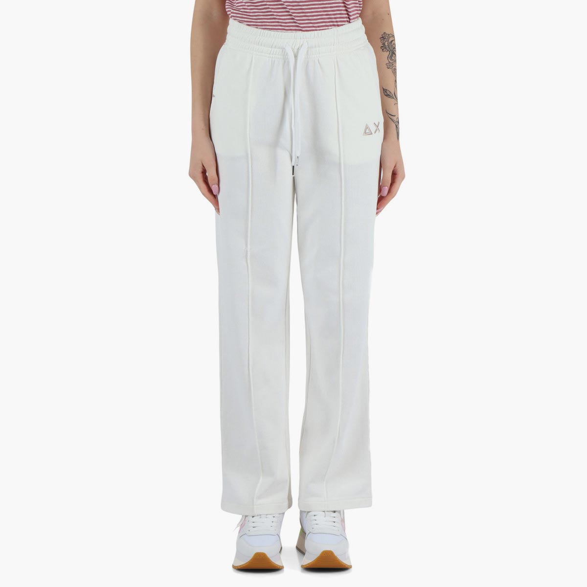 Pantalone in felpa bianco