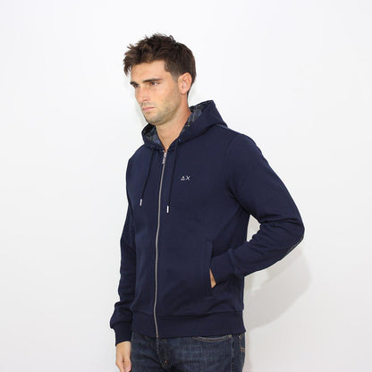 Felpa in cotone con cappuccio