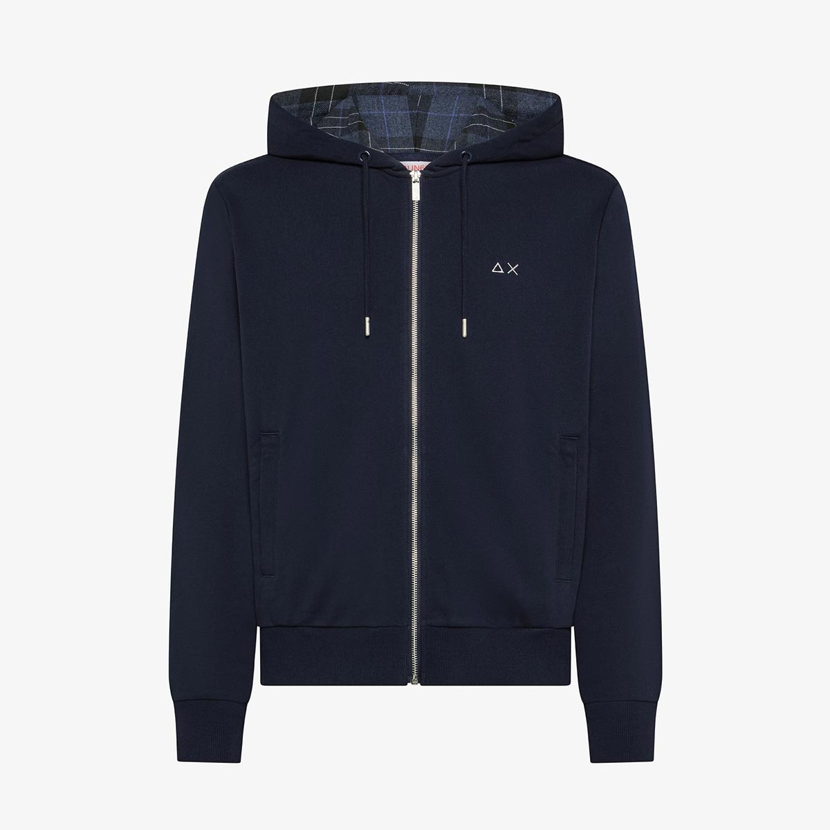 Felpa in cotone con cappuccio