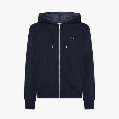 Felpa in cotone con cappuccio