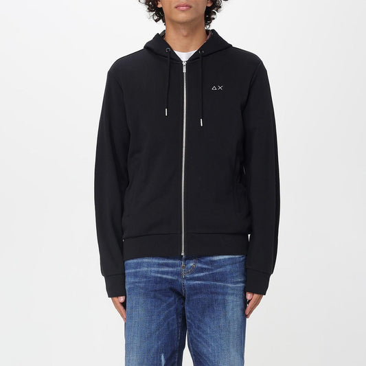 Felpa in cotone con cappuccio