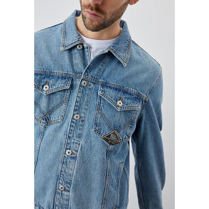 Giacca di jeans denim chiaro