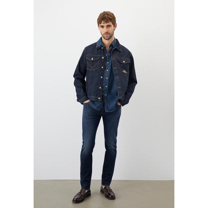 Giacca di jeans denim scuro