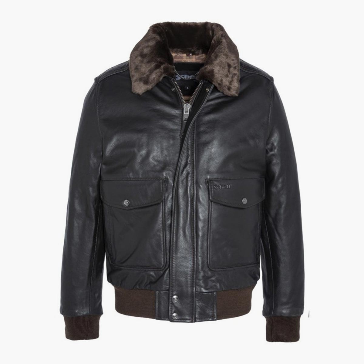 Bomber in pelle