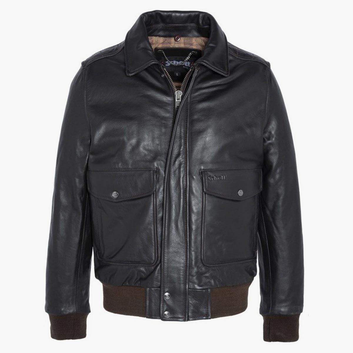 Bomber in pelle