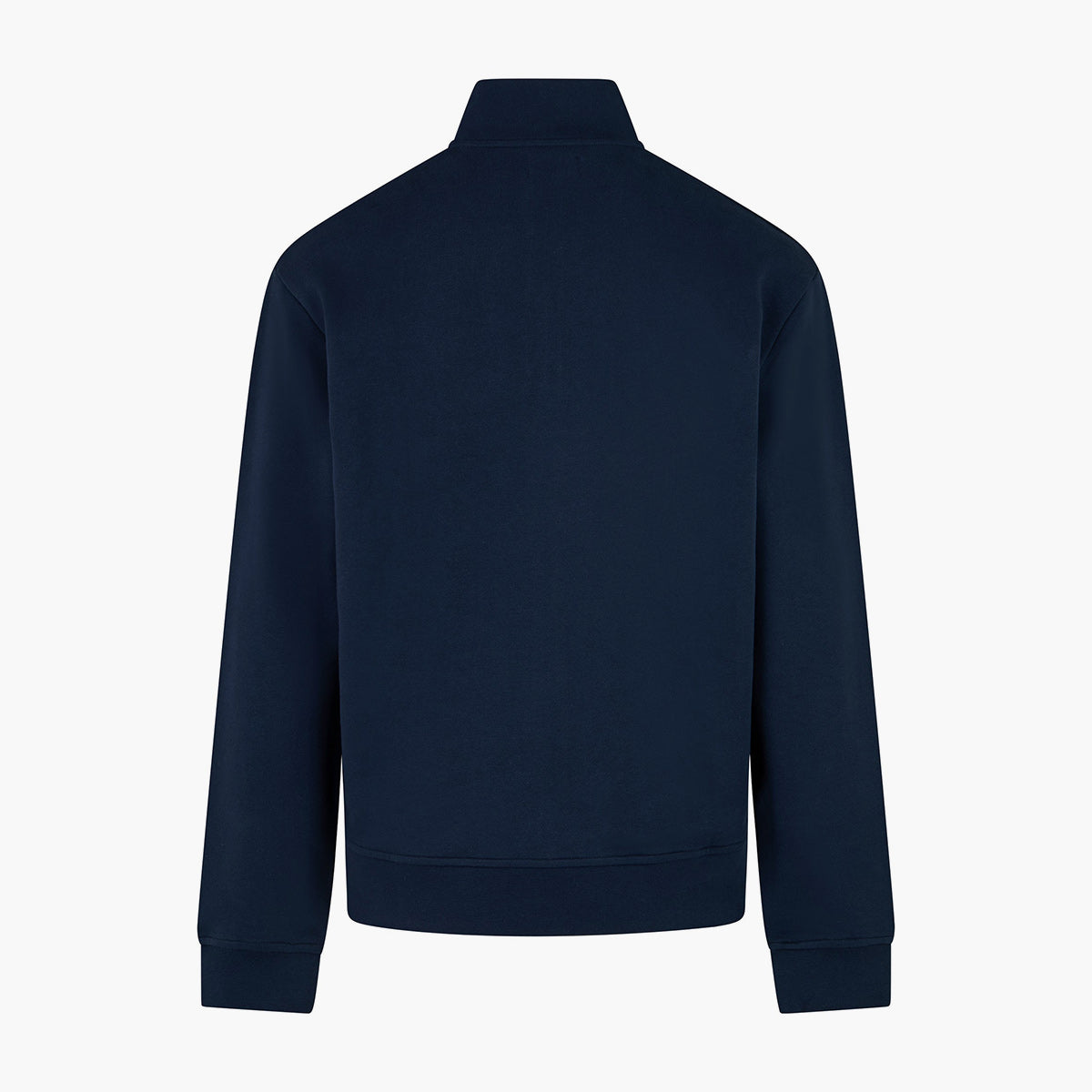 Felpa in cotone mezza zip