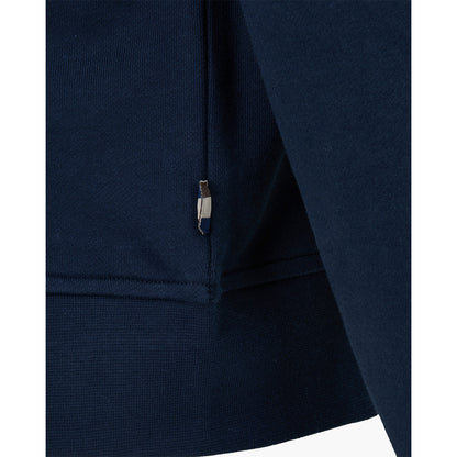 Felpa in cotone mezza zip