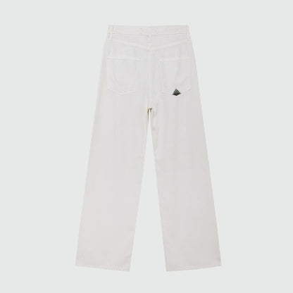 Jeans 5 tasche bianco
