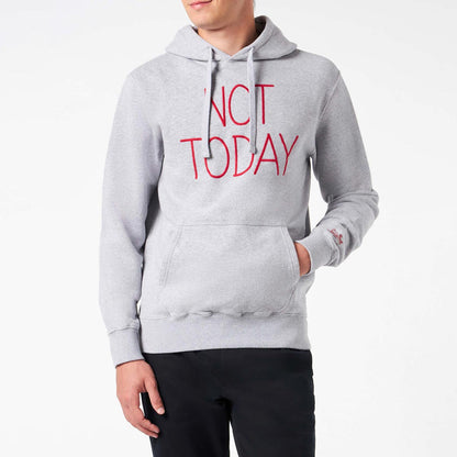 Felpa con ricamo " NOT TODAY"