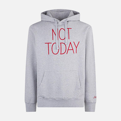 Felpa con ricamo " NOT TODAY"