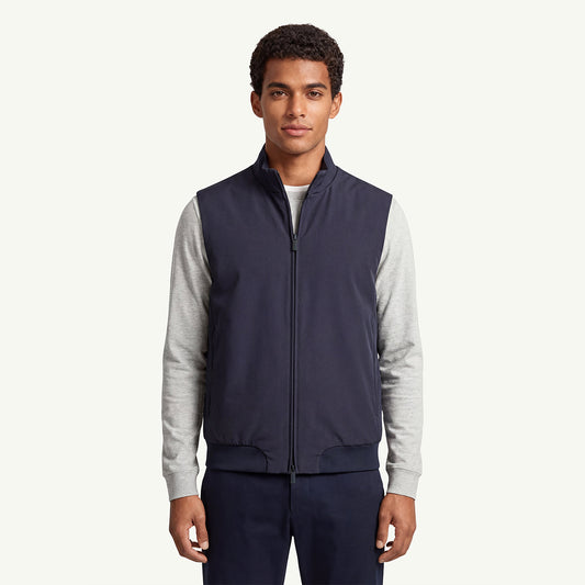 Gilet in tessuto tecnico
