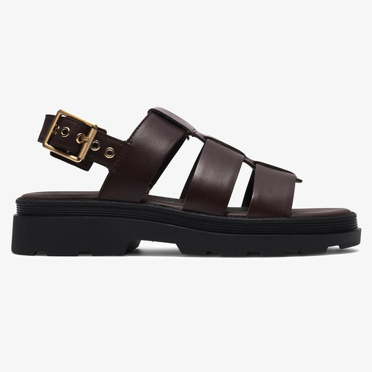 Sandalo in pelle