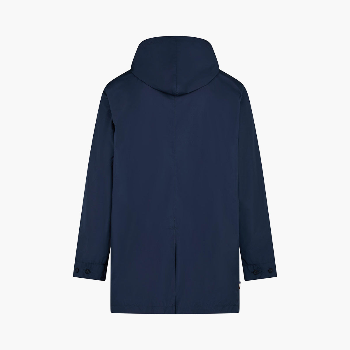 Trench impermeabile con cappuccio removibile