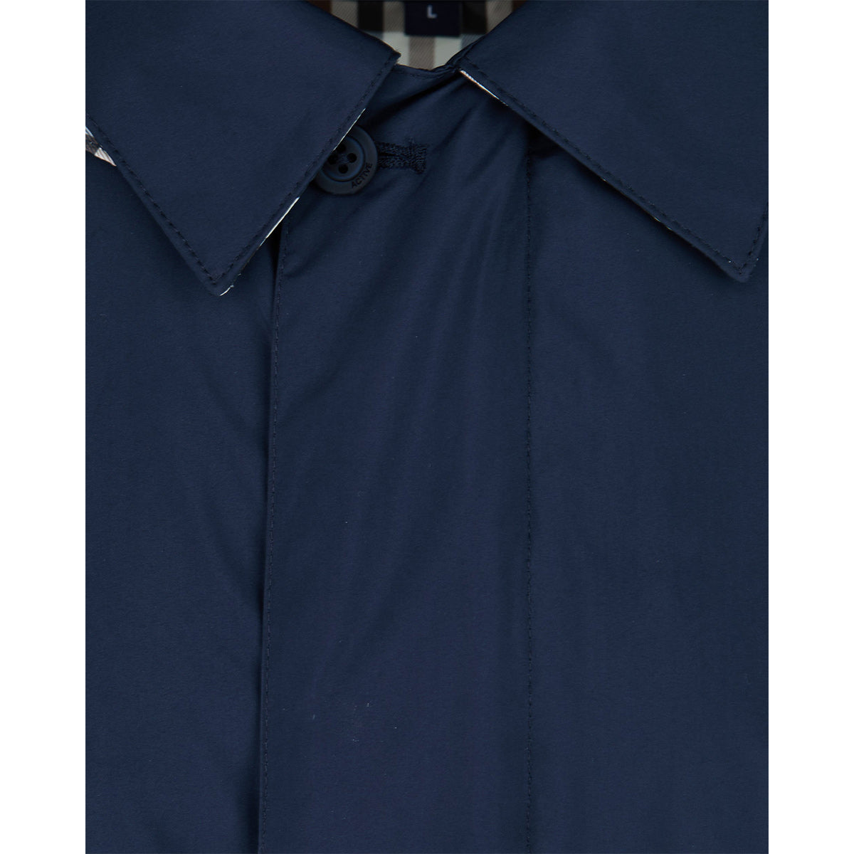 Trench impermeabile con cappuccio removibile