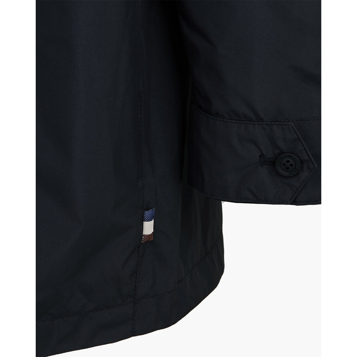 Trench impermeabile con cappuccio removibile